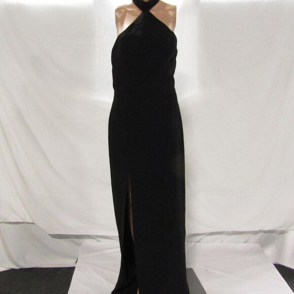 Amanda Uprichard Women’s Queen Crown Halter Gown – Black – Size M - Picture 1 of 1